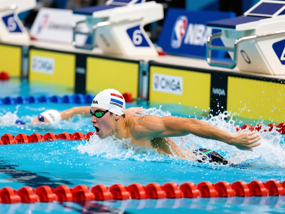 卢森堡游泳选手在蛙泳比赛中称霸 第1张